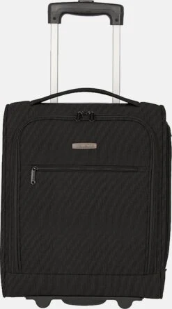 Travelite Handbagage Zachte Koffer / Trolley / Reiskoffer - Cabin - 43 Cm - Zwart -Tassen Kortingen Winkel 666x1200