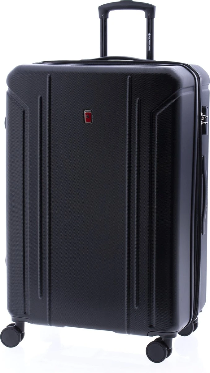 Gladiator Tropical Grote Koffer Expandable - 77 Cm - 105/117 Liter - Zwart 3 Gladiator Tropical Grote Koffer Expandable - 77 Cm - 105/117 Liter - Zwart