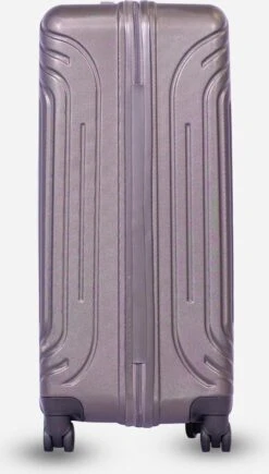 ©TROLLEYZ - Florence No.7 - Trolley - 55cm Met TSA Slot - Dubbele Wielen - 360° Spinners - 100% ABS - Handbagage Koffer In Cloudy Grey -Tassen Kortingen Winkel 681x1200 2