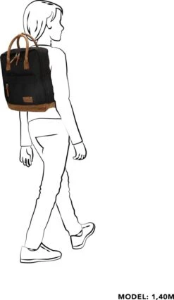 Enrico Benetti Santiago 46178 Rugtas Met Tabletvak - Zwart -Tassen Kortingen Winkel 694x1200 6