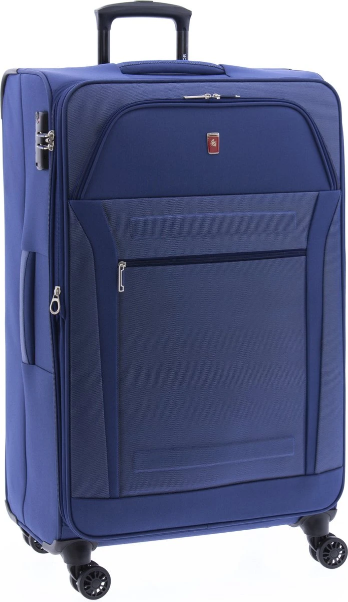 Gladiator Siroco L Grote Koffer 78 Cm - 115 Liter - Expandable - TSA Slot - Blauw 11 Gladiator Siroco L Grote Koffer 78 Cm - 115 Liter - Expandable - TSA Slot - Blauw - Afbeelding 9