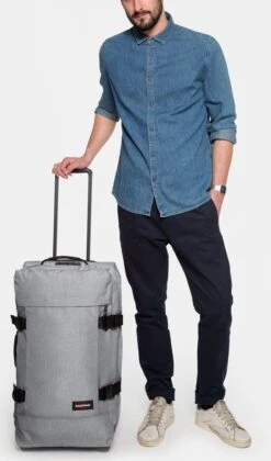 Eastpak TRANVERZ M Reiskoffer (67 X 35.5 X 30 Cm) - Sunday Grey -Tassen Kortingen Winkel 706x1200 2