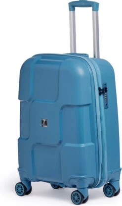 ©TROLLEYZ - Venice No.10 - Trolley - 55cm Met TSA Slot - Dubbele Wielen - 360° Spinners - 100% Polypropyleen - Handbagage Koffer In Ice Blue 22 ©TROLLEYZ - Venice No.10 - Trolley - 55cm Met TSA Slot - Dubbele Wielen - 360° Spinners - 100% Polypropyleen - Handbagage Koffer In Ice Blue -Tassen Kortingen Winkel 713x1200 1