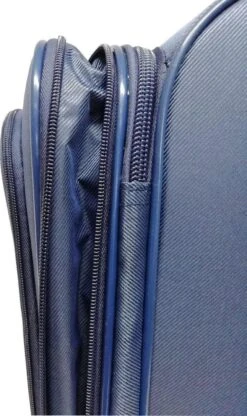 Castillo Travelerz 3 Delige Stoffen Kofferset - Expandable - Blauw -Tassen Kortingen Winkel 713x1200 4