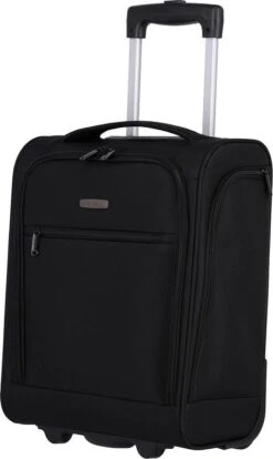 Travelite Handbagage Zachte Koffer / Trolley / Reiskoffer - Cabin - 43 Cm - Zwart -Tassen Kortingen Winkel 716x1200