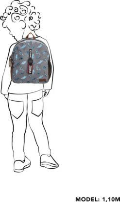 Zebra Rugzak Dino X-Ray Blauw Rugtas + Dino Ei -Tassen Kortingen Winkel 718x1200 3