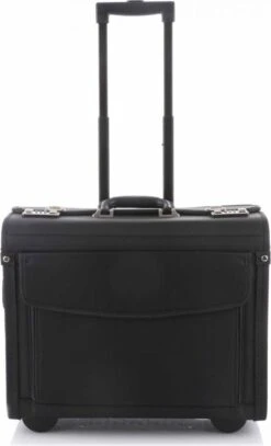 Dermata Pilotenkoffer Nylon 1340NY Zwart