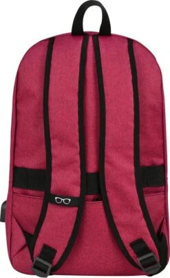 SafeSave Rugtas – Waterafstotende Schooltas Met Laptop Vak En Usb Aansluiting – Schoudertas – 15.6 Inch – Rood -Tassen Kortingen Winkel 731x1200 1