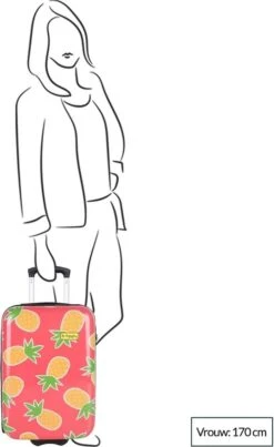 BHPPY - Pretty Pineapple - Handbagage (55 Cm) 15 BHPPY - Pretty Pineapple - Handbagage (55 Cm) -Tassen Kortingen Winkel 735x1200
