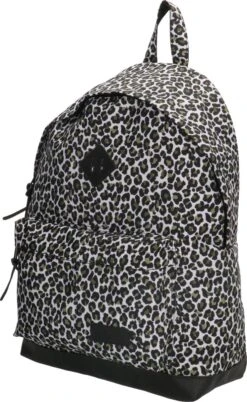 Enrico Benetti Londen 46121 Laptoprugzak Met 14" Laptopvak - Olijfgroen Panter Print -Tassen Kortingen Winkel 737x1200 4