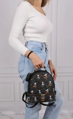 DISNEY Mickey En Minnie Mouse - Rugzak + Zakje, Zwart, Gewatteerd, Klein -Tassen Kortingen Winkel 741x1200 9