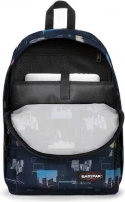 Eastpak Out Of Office Rugzak - Shapes Blue -Tassen Kortingen Winkel 742x1200 1
