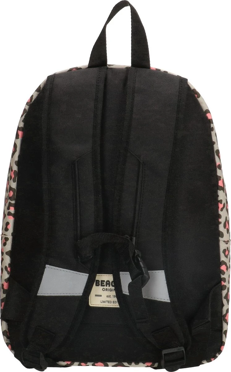 Beagles Originals Limited Edition Rugzak - 14 Inch Laptopvak - Panter/Grijs 5 Beagles Originals Limited Edition Rugzak - 14 Inch Laptopvak - Panter/Grijs - Afbeelding 3