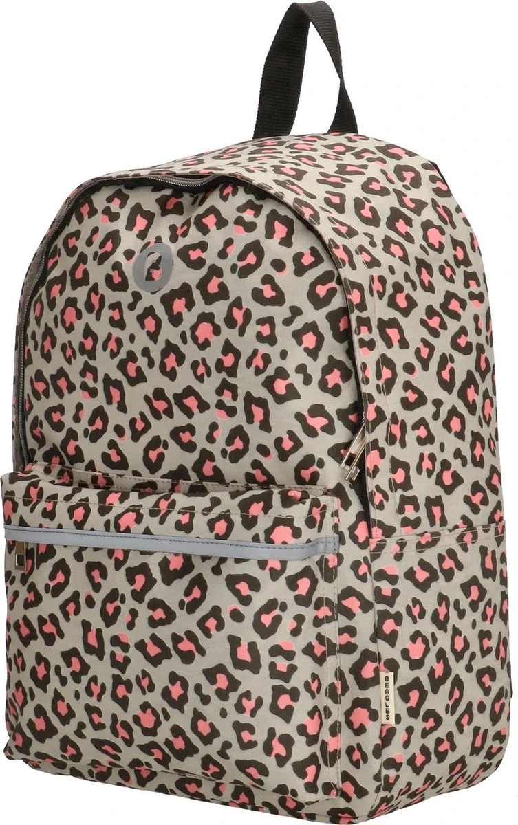 Beagles Originals Limited Edition Rugzak - 14 Inch Laptopvak - Panter/Grijs 4 Beagles Originals Limited Edition Rugzak - 14 Inch Laptopvak - Panter/Grijs - Afbeelding 2