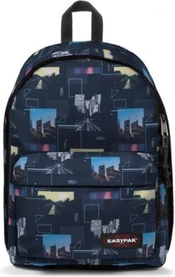 Eastpak Out Of Office Rugzak - Shapes Blue -Tassen Kortingen Winkel 760x1200 5
