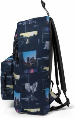 Eastpak Out Of Office Rugzak - Shapes Blue -Tassen Kortingen Winkel 761x1200 4