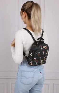 DISNEY Mickey En Minnie Mouse - Rugzak + Zakje, Zwart, Gewatteerd, Klein -Tassen Kortingen Winkel 761x1200 9