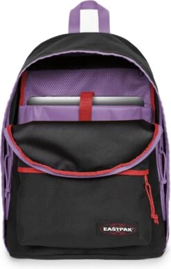 Eastpak OUT OF OFFICE Rugzak, 27 Liter, 13.3 Inch Laptopvak - Kontrast Violet Red -Tassen Kortingen Winkel 763x1200 3