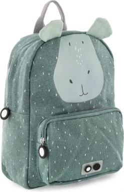 Trixie Hippo Kinderrugzak / Rugtas / Schooltas - Backpack - 12 Liter - Katoen - Blauw -Tassen Kortingen Winkel 771x1200 2