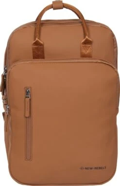 New Rebels® William - Rugtas - Bruin - Waterafstotend - 15.6151413121087 - 20L - 28x16x44cm - Rugzak / Backpack -Tassen Kortingen Winkel 775x1200 4