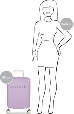 SUITSUIT - Fabulous Fifties - Royal Lavender - Handbagage (55 Cm) -Tassen Kortingen Winkel 778x1200 1