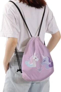 Zwemtas - Gymtas "Friends" - Luxe Rugtas Met Trekkoorden - School Tas - Rugzak -Tassen Kortingen Winkel 795x1200 11