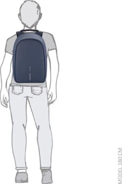 XD Design Bobby Hero XL - Anti-Diefstal Rugzak 21.5 Liter - Navy -Tassen Kortingen Winkel 795x1200 4