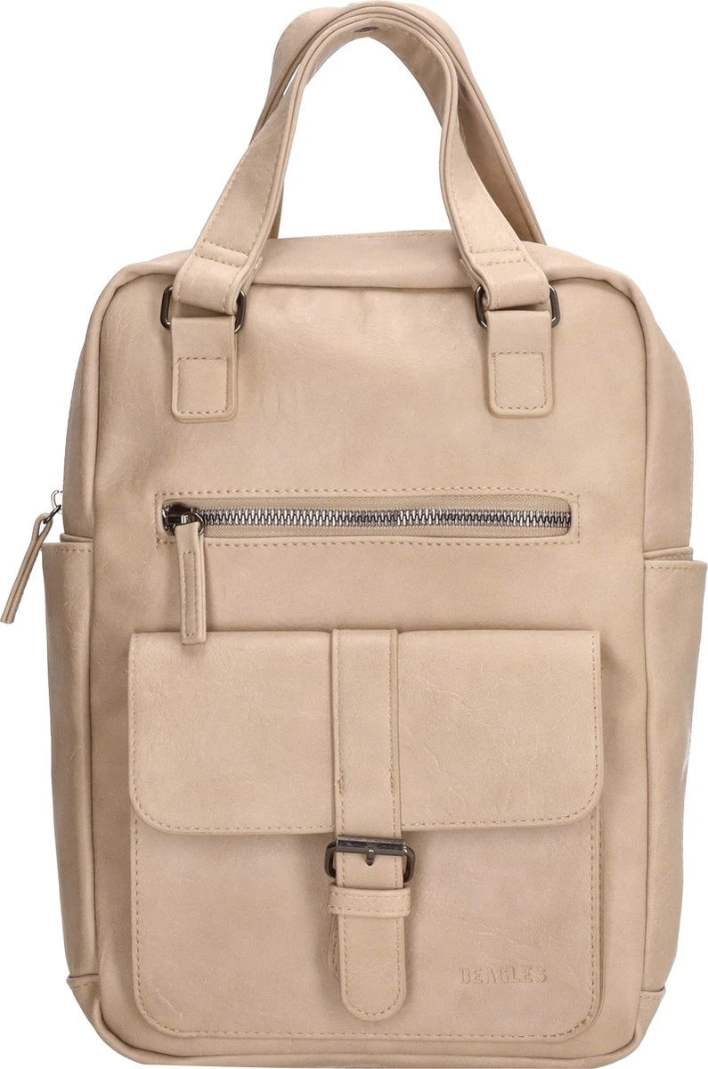 Beagles Carino Rugzak - Lichttaupe 3 Beagles Carino Rugzak - Lichttaupe