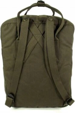 Fjallraven Fjällräven Re-Kånken Unisex Rugzak - Dark Olive -Tassen Kortingen Winkel 795x1200 9