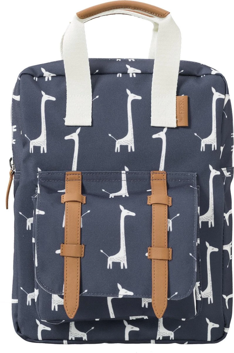 Fresk Rugzak Giraf - Kinderrugzak - Blauw 3 Fresk Rugzak Giraf - Kinderrugzak - Blauw