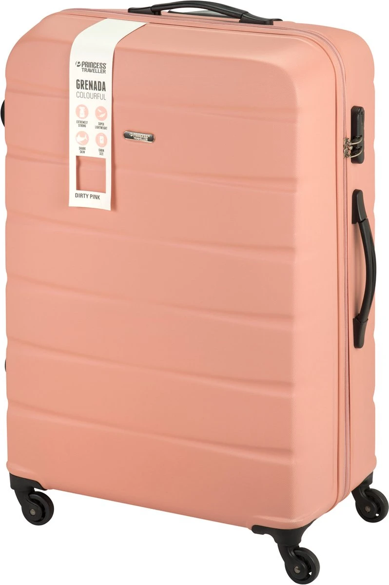 Princess Traveller Grenada - Reiskoffer - Dirty Pink - L - 76cm 10 Princess Traveller Grenada - Reiskoffer - Dirty Pink - L - 76cm - Afbeelding 8