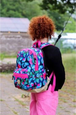 Pick & Pack Prachtige Vlinder - Rugzak - Donkerblauw - Maat M -Tassen Kortingen Winkel 798x1200 5