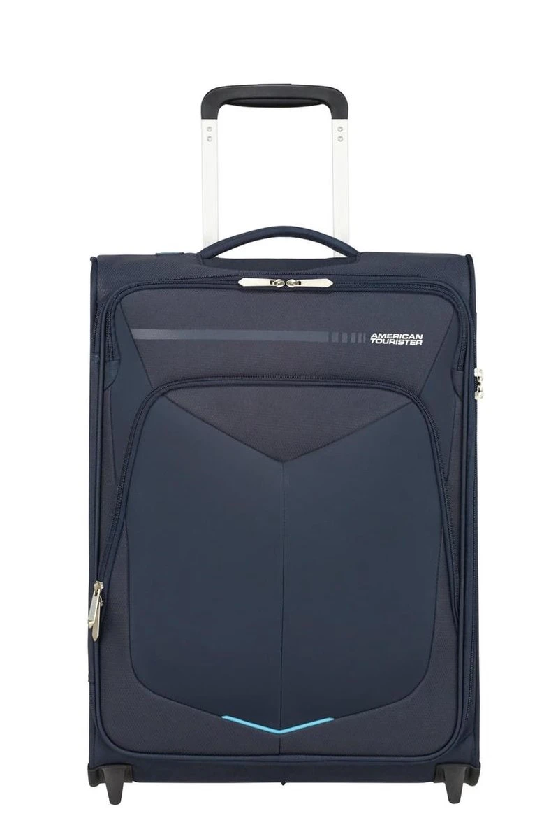 American Tourister Reiskoffer - Summerfunk Upright 55/20 Tsa (Handbagage) Navy 4 American Tourister Reiskoffer - Summerfunk Upright 55/20 Tsa (Handbagage) Navy - Afbeelding 2