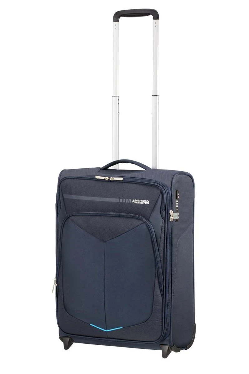 American Tourister Reiskoffer - Summerfunk Upright 55/20 Tsa (Handbagage) Navy 8 American Tourister Reiskoffer - Summerfunk Upright 55/20 Tsa (Handbagage) Navy - Afbeelding 6