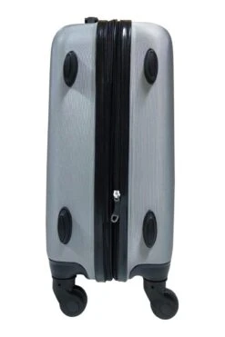 SB Travelbags 'Expandable' Handbagage Koffer 53cm 4 Wielen Trolley - Zilver -Tassen Kortingen Winkel 800x1200 10