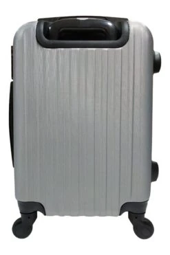 SB Travelbags 'Expandable' Handbagage Koffer 53cm 4 Wielen Trolley - Zilver -Tassen Kortingen Winkel 800x1200 9