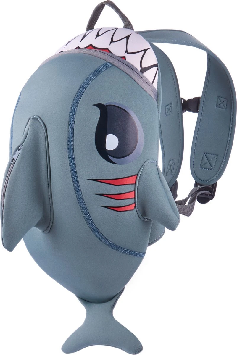 Crazy Safety - Rugzak - Grijze Haai - Medium - Verstelbaar 7 Crazy Safety - Rugzak - Grijze Haai - Medium - Verstelbaar - Afbeelding 5