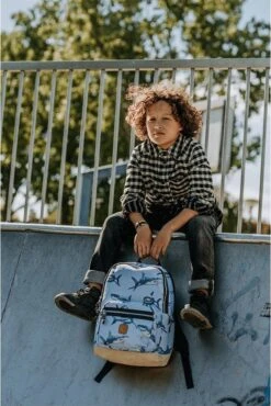 Pick & Pack Shark Rugzak M - Light Blue -Tassen Kortingen Winkel 802x1200 4