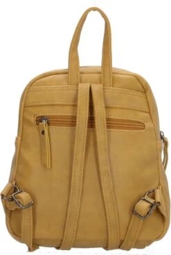 Enrico Benetti Zoë Dames Rugzak Klein - Kunstleer - Oker Geel 10 Enrico Benetti Zoë Dames Rugzak Klein - Kunstleer - Oker Geel -Tassen Kortingen Winkel 805x1200 9