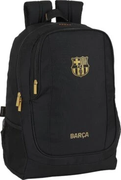 FC Barcelona Rugzak Gold - 44 X 32 X 16 Cm - Zwart