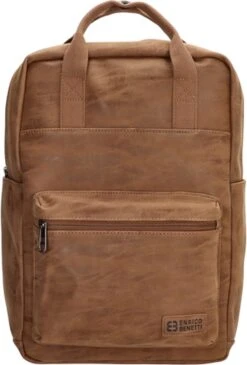 Enrico Benetti Rotterdam Laptop Rugzak 13 Inch 66597 - 12 Liter - Camel -Tassen Kortingen Winkel 812x1200 3
