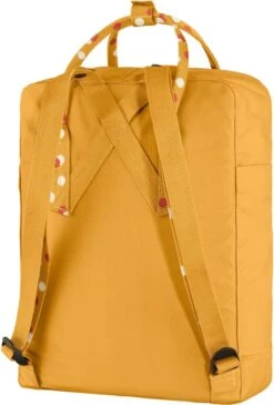 Fjallraven Fjällräven Kånken Unisex Rugzak - Ochre-Confetti Pattern -Tassen Kortingen Winkel 814x1200 4
