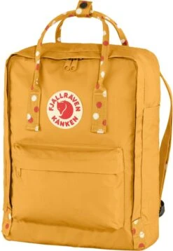 Fjallraven Fjällräven Kånken Unisex Rugzak - Ochre-Confetti Pattern -Tassen Kortingen Winkel 828x1200 5