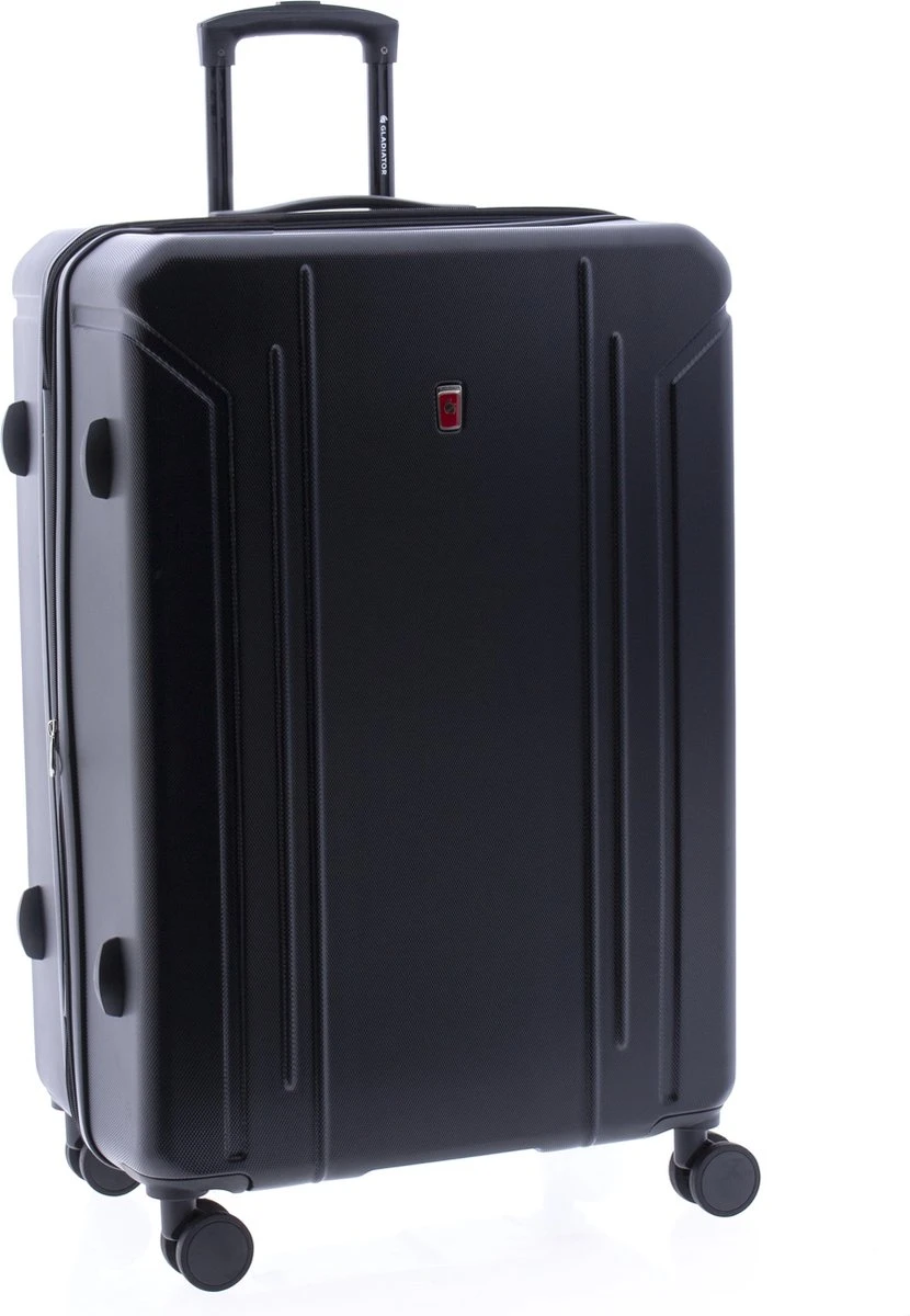 Gladiator Tropical Grote Koffer Expandable - 77 Cm - 105/117 Liter - Zwart 11 Gladiator Tropical Grote Koffer Expandable - 77 Cm - 105/117 Liter - Zwart - Afbeelding 9