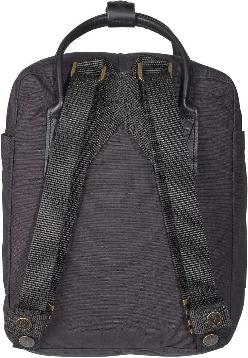 Fjallraven Fjällräven Kånken No. 2 Black Mini Unisex Rugzak - Black 5 Fjallraven Fjällräven Kånken No. 2 Black Mini Unisex Rugzak - Black - Afbeelding 3