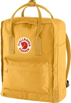 Fjallraven Fjällräven Kånken Unisex Rugzak - Ochre-Confetti Pattern -Tassen Kortingen Winkel 833x1200 1