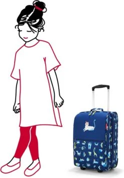 Reisenthel Trolley XS Kids Reiskoffer Kind - Maat XS - 12L - ABC Friens Blue Blauw -Tassen Kortingen Winkel 835x1200