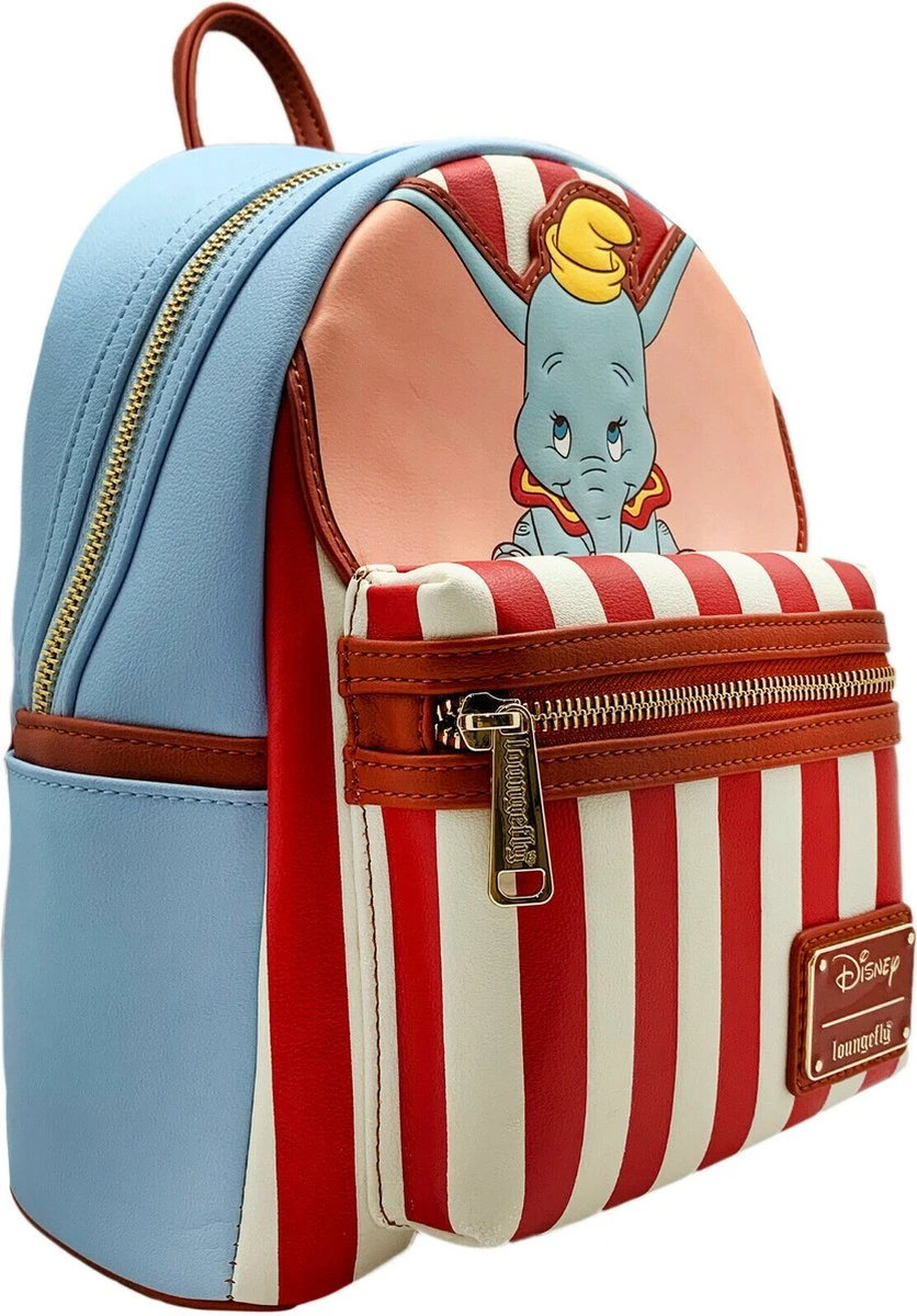 DISNEY - Dumbo "Stripes" - Mini Backpack Loungefly 4 DISNEY - Dumbo "Stripes" - Mini Backpack Loungefly - Afbeelding 2
