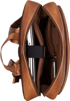 Burkely Antique Avery Unisex Rugzak Rits 15.6'' - Cognac -Tassen Kortingen Winkel 841x1200 2