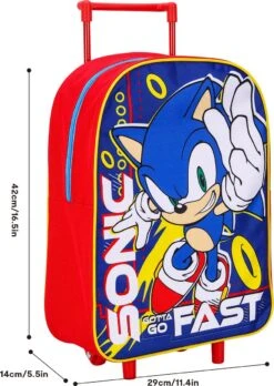 SONIC The Hedgehog Trolley Koffertje Vakantie Logeren Tripjes -Tassen Kortingen Winkel 851x1200 1